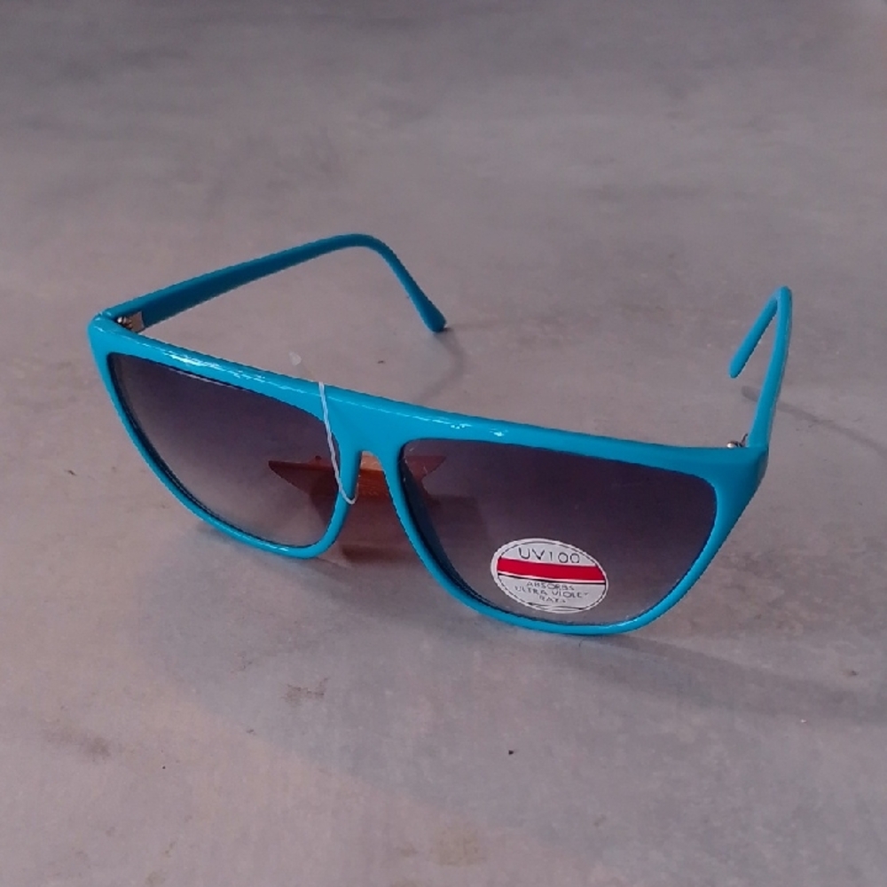 Vintage NWT 1990s Deadstock Blue Riviera Hip-Hop Sunglasses – UV100 #9576